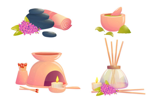 Download Aromatherapy Clipart | Cartoon Vector - Premium Resources